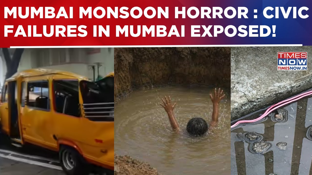 Mumbai Monsoon Horror: Electrocution Deaths, Open Drains & Civic Failure Spark Massive Political Row