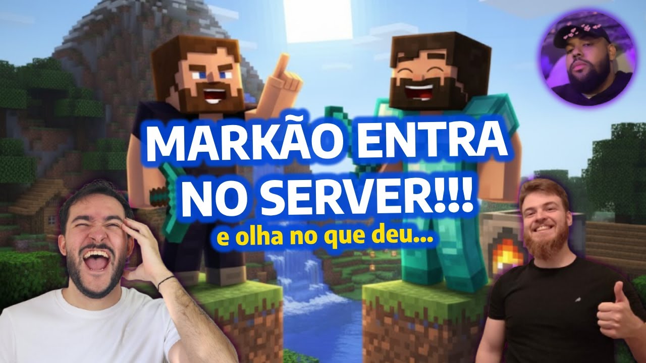 O MARK&Atilde;O CHEGOU NO MINECRAFT! | Minecraft #3