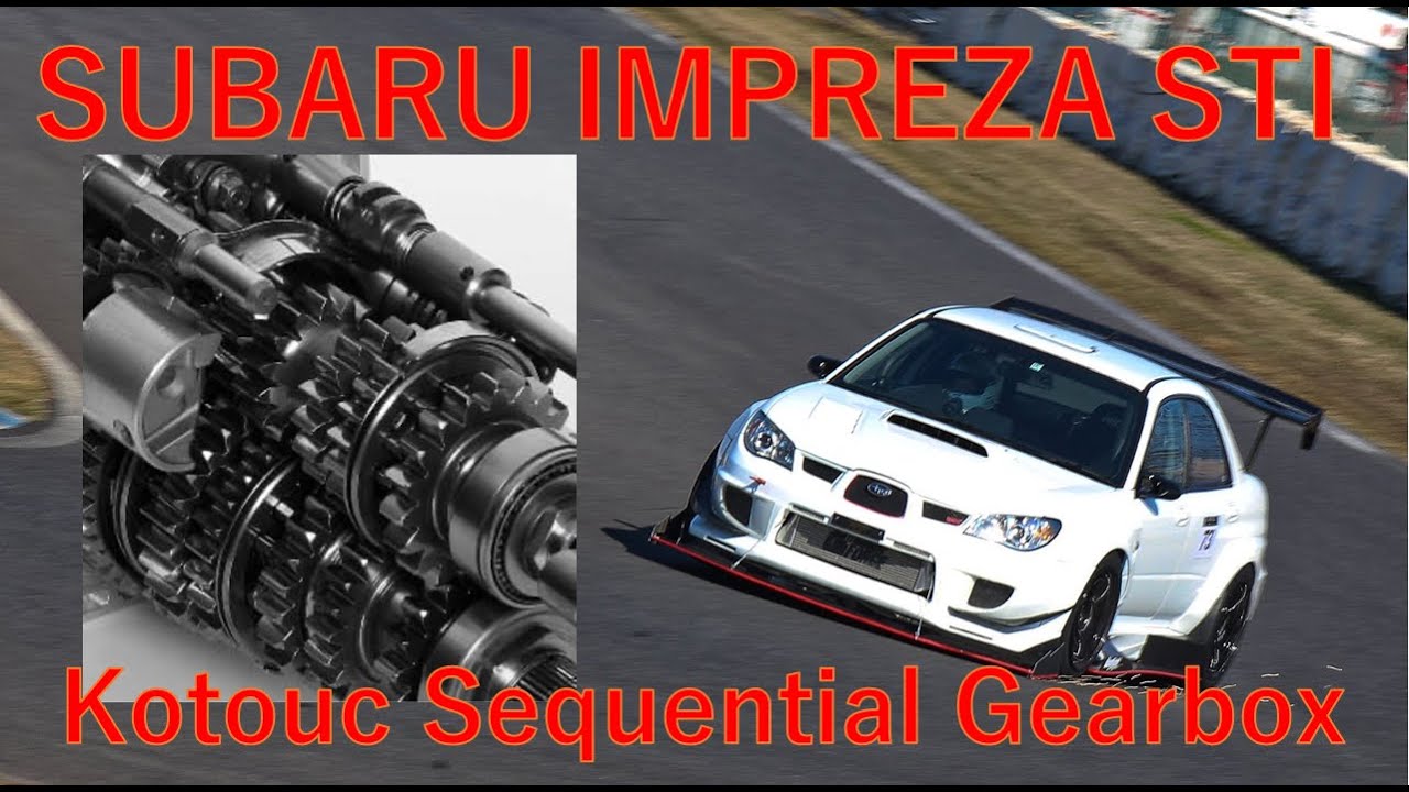 SUBARU IMPREZA STI 6 speed Kotouc Sequential Gearbox