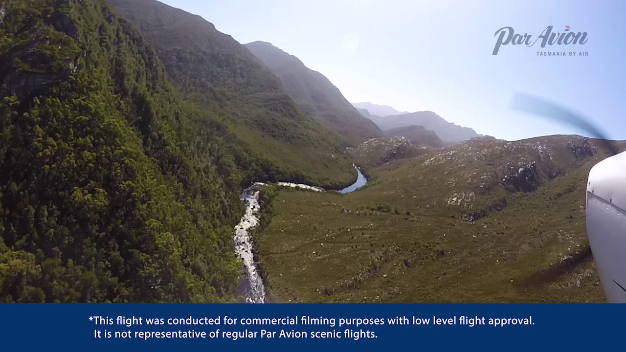 Par Avion, Melaleuca to Hobart via Old River Valley, Federation Peak, kunanyi / Mt Wellington