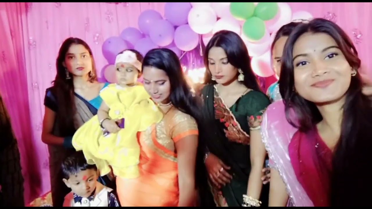 🧿Shree ka first birthday celebration full dance and family & sister 🥰
