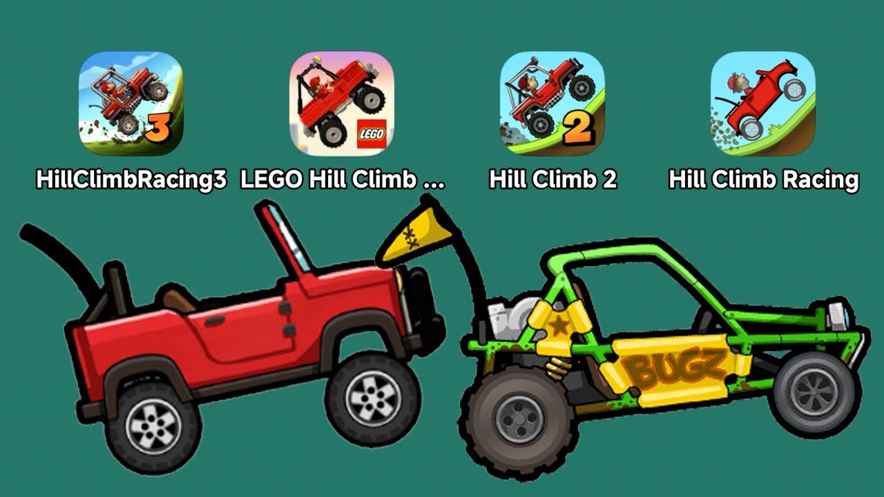 All Hill Climb Racing Apk Games Android: Hill Climb Racing 3,LEGO Hill Climb Adventures,Hill Climb 2