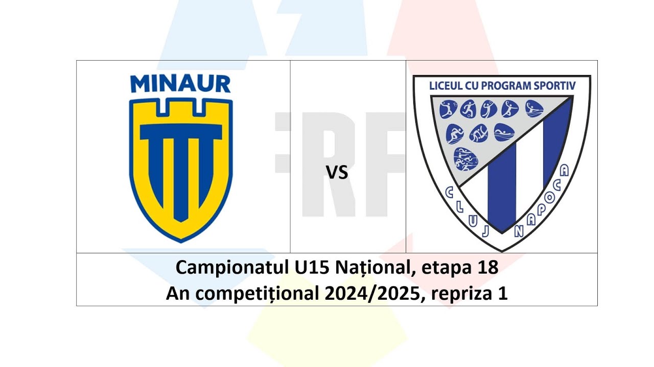 (4K) Campionatul National de Juniori U15 - CS Minaur Baia Mare vs LPS Cluj, repriza 1