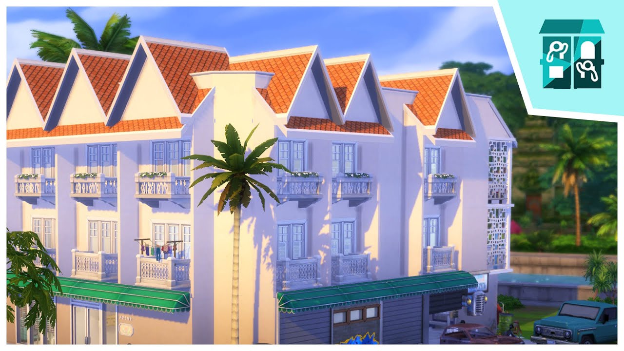 Je teste...un nouvel immeuble à Tomarang? - SIMS 4