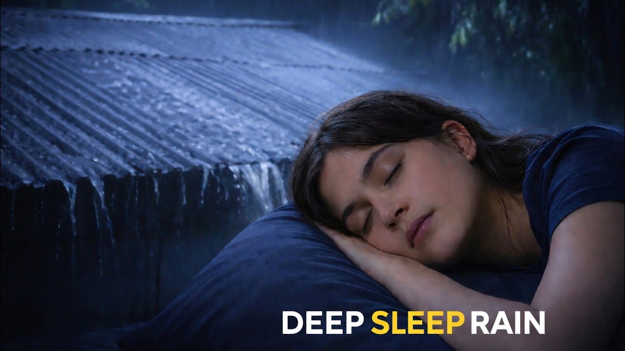 Deep Sleep in 3 Hours🌧️ Relaxing Rain Sounds for Sleeping & Stress Relief #insomniarelief #nightrain
