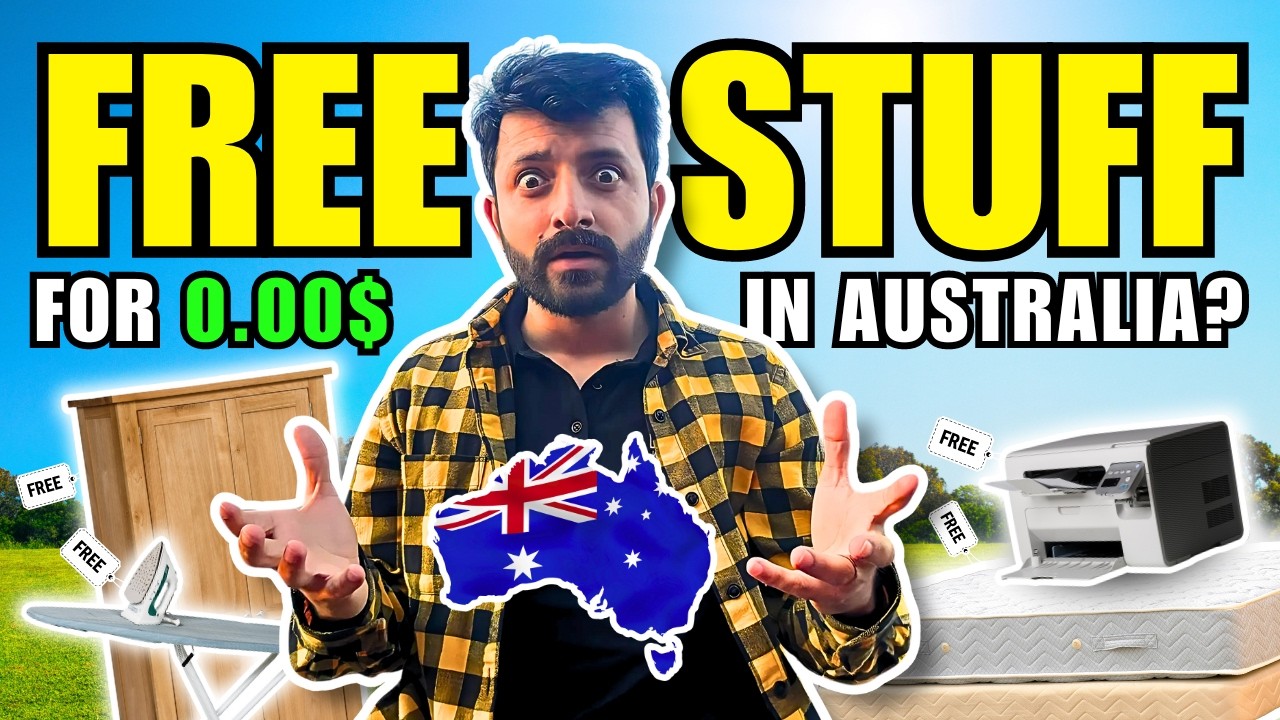How I Furnished My ENTIRE Apartment for FREE in Australia! Apartment Tour Australia-Australia Vlog