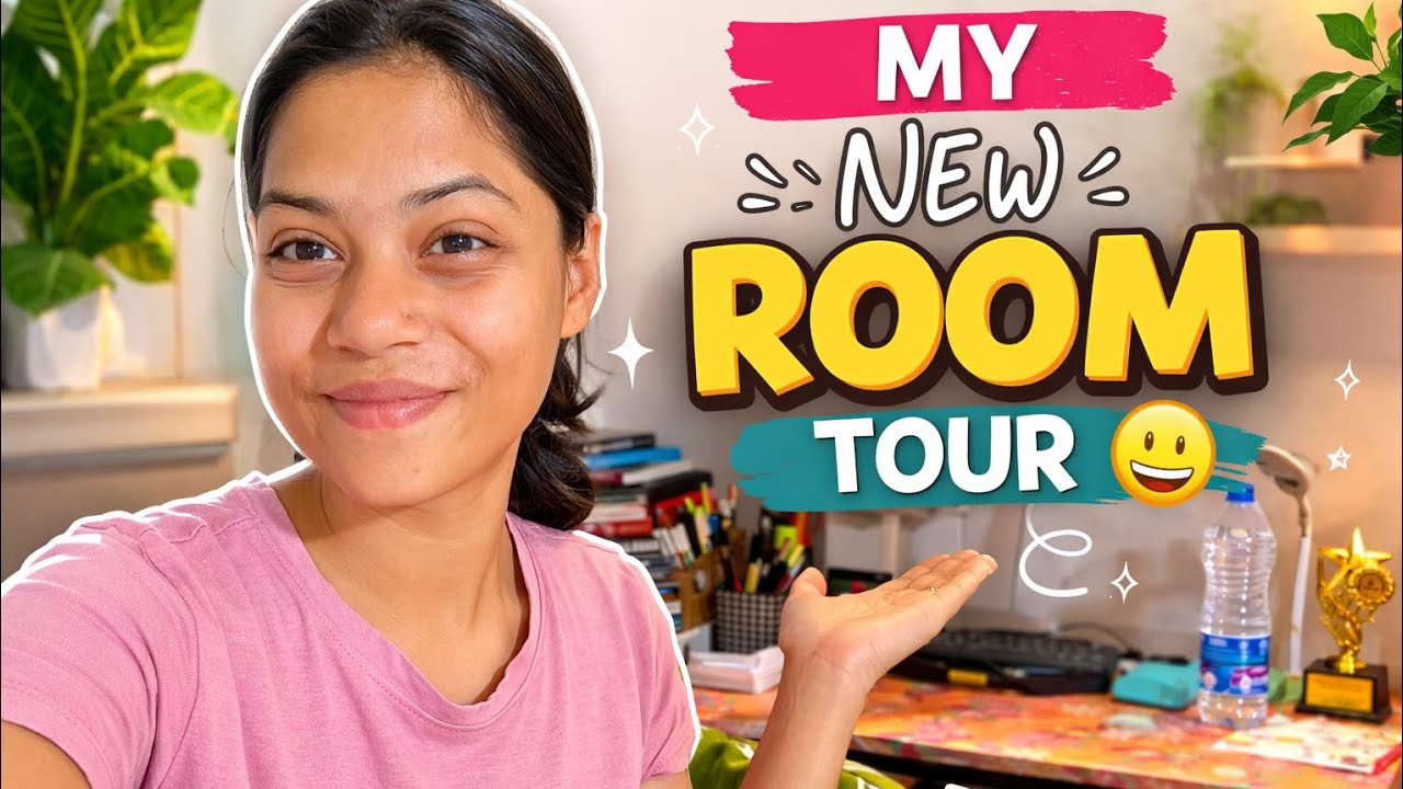 SSC Aspirant New Room Tour 📖 | Study + Living Space