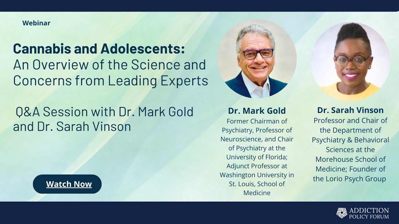 APF Webinar: Cannabis and Adolescents