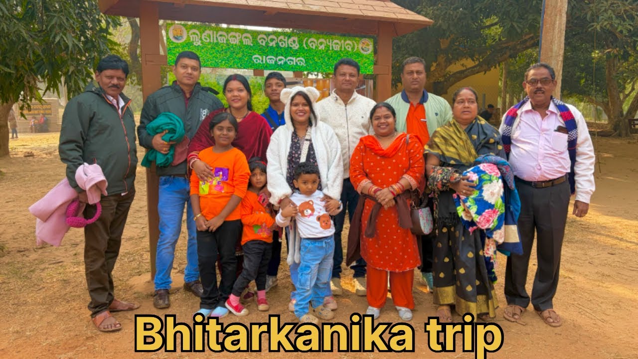 Chalantu aji a thanda paga re bulijiba  mini Amazon of India bhitarkanika trip 🧿😍🚗🙏😍😄
