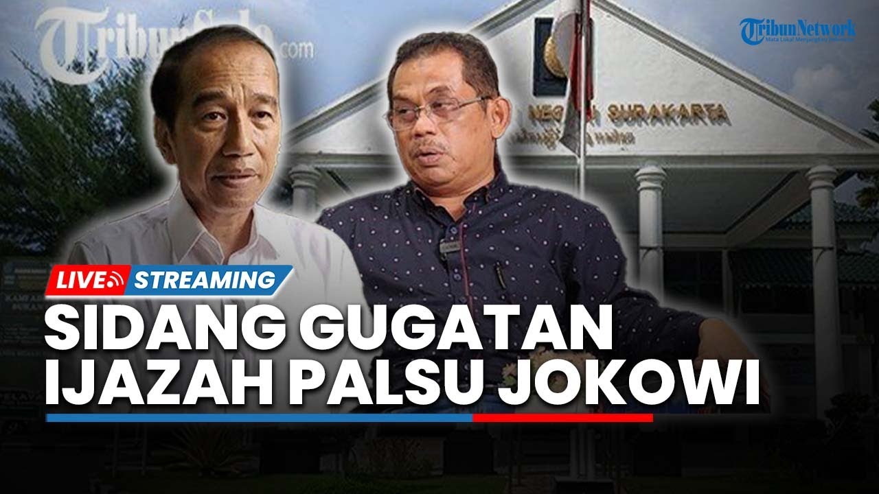 🔴 LIVE: Situasi Terkini Sidang Gugatan Ijazah Palsu Jokowi di PN Solo, Presiden Ke-7 RI akan Datang?