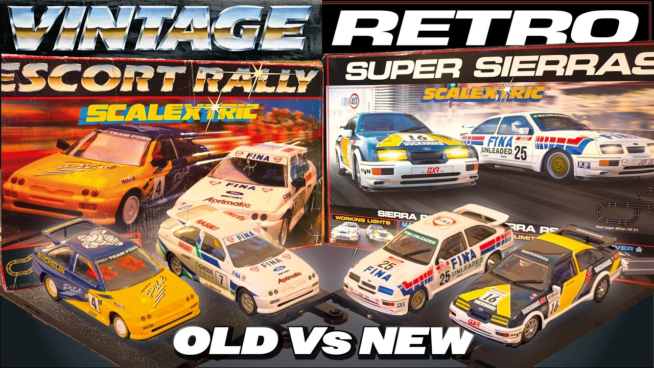 VINTAGE Vs RETRO [NEW] -- Which is the BEST SCALEXTRIC SET?