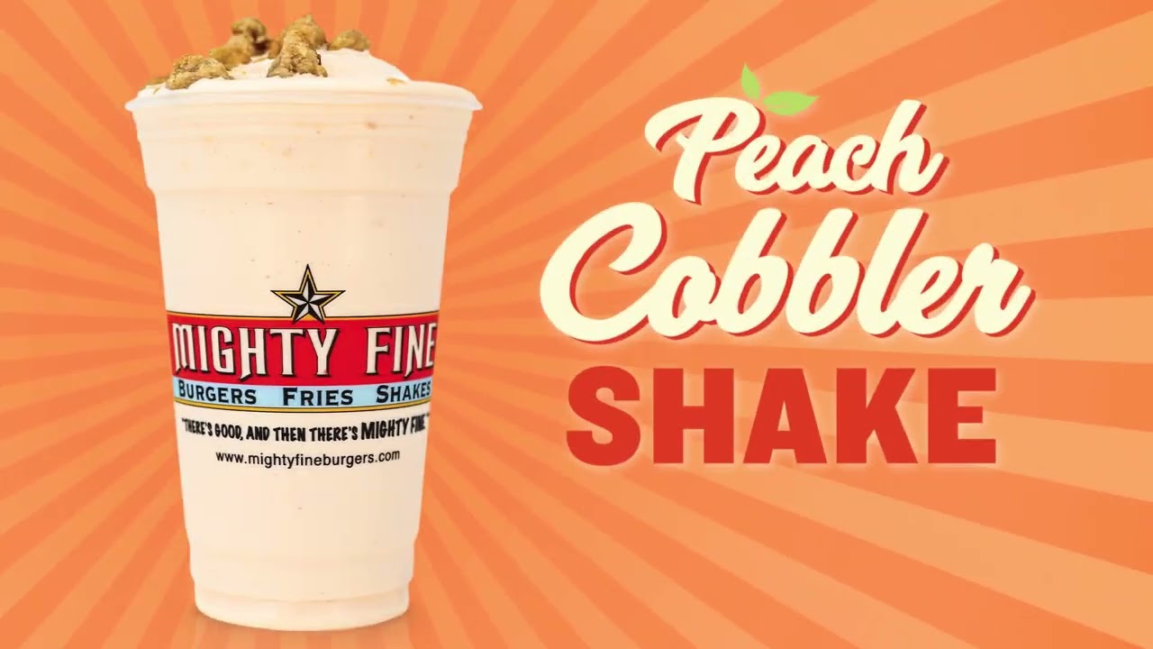 Peach Cobbler Shake - It's This Month's Shake of the Month