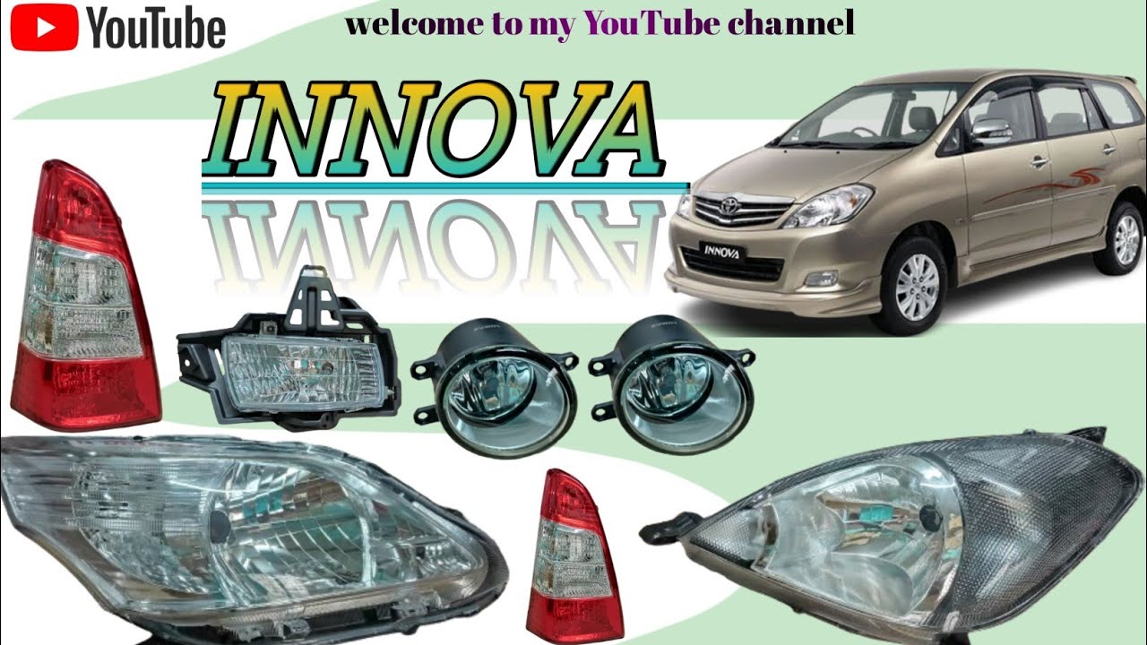 TOYOTA INNOVA 2to4 head lights//INNOVA TILL LIGHT 🚨/FOG LIGHT