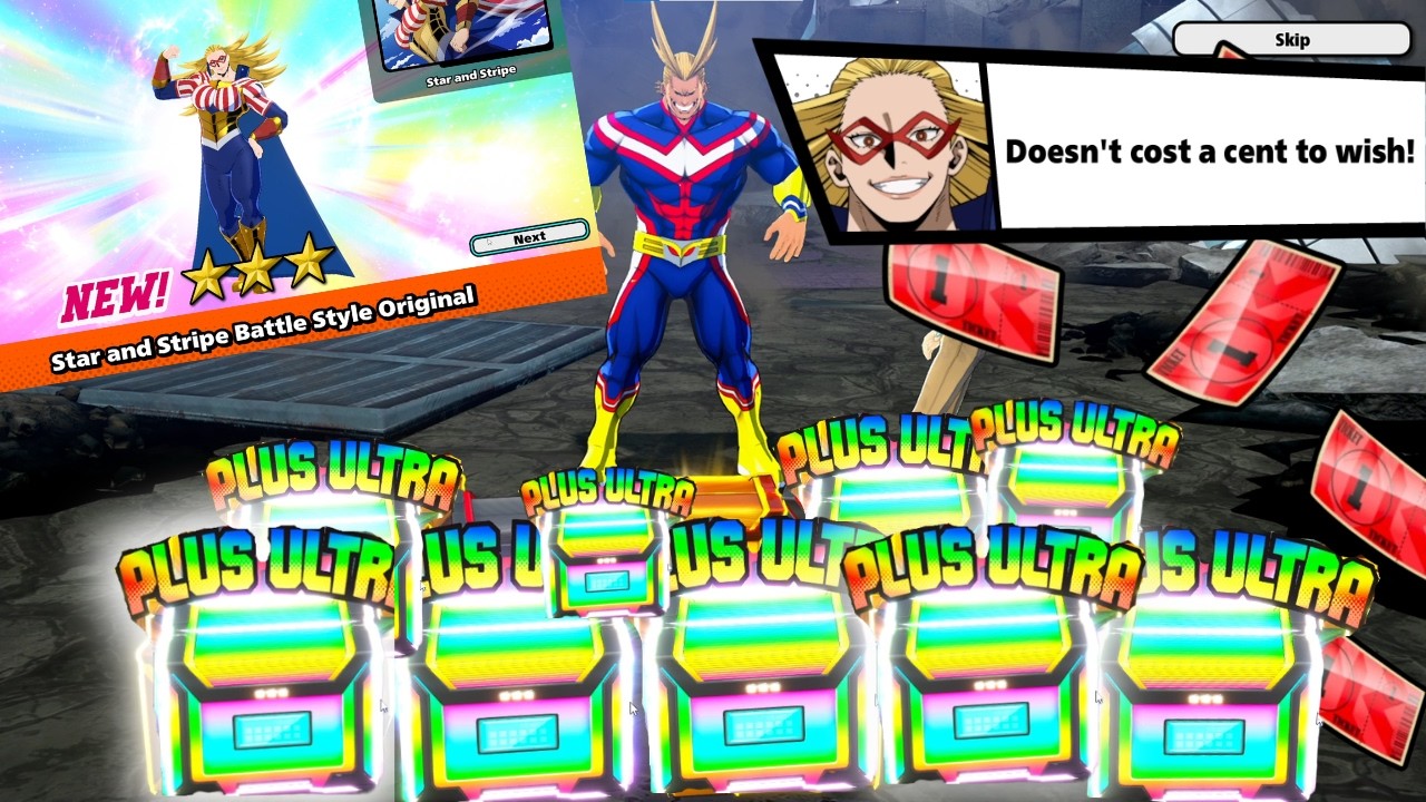 *NEW* STARS & STRIPE SUMMONS in My Hero Ultra Rumble