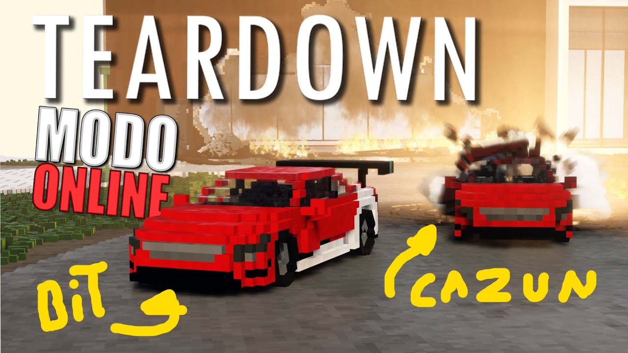 Em UM já dá problema imagina em DOIS no Teardown mod Multiplayer Online