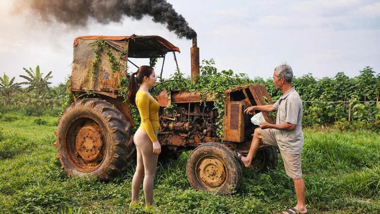Girl's challenge: Restoring the old man's 1985 Kubota L280 tractor-The results exceeded expectations