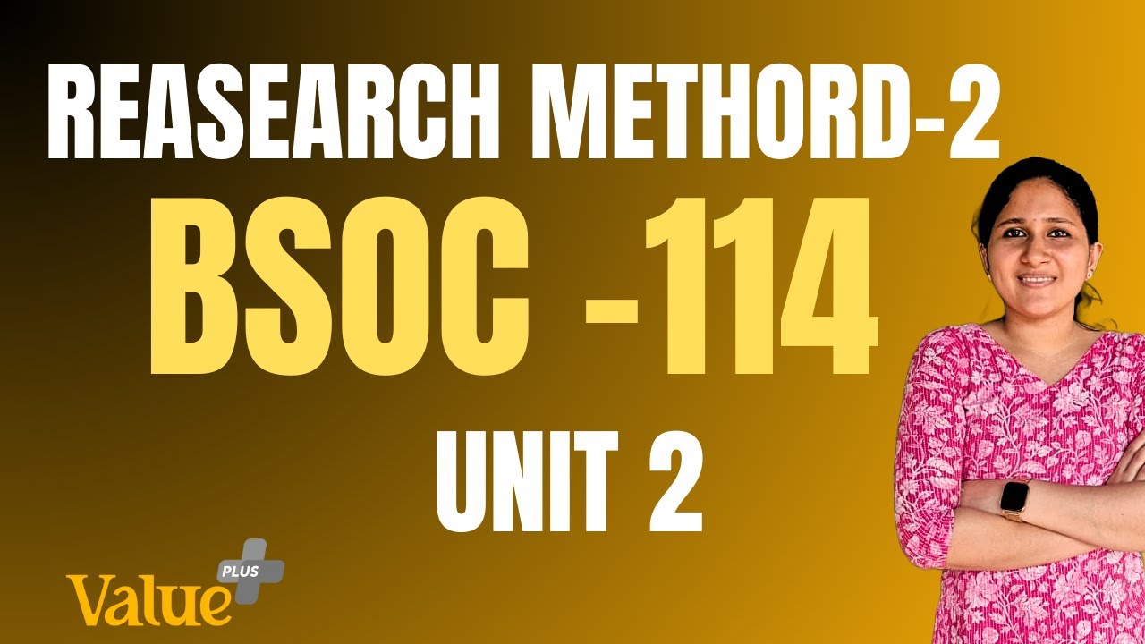IGNOU | മലയാളം | RESEARCH METHORDS 2 | UNIT 2 | DOING FIELDWORK