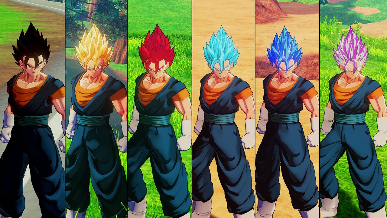 DBZ: Kakarot MOD - Vegito Transformations 