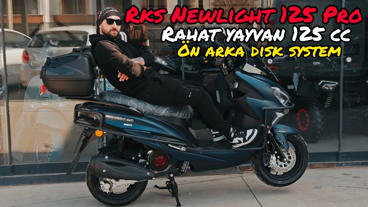 Rks Newlight 125 Pro Ön İnceleme (Araba ehliyetiyle kullanabilecek scooter )