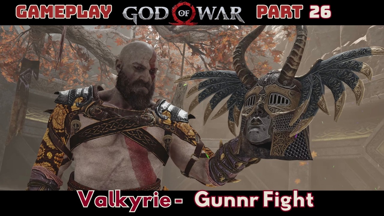God Of War - Gunnr Valkyrie Fight | PS5 Gameplay | Part 26
