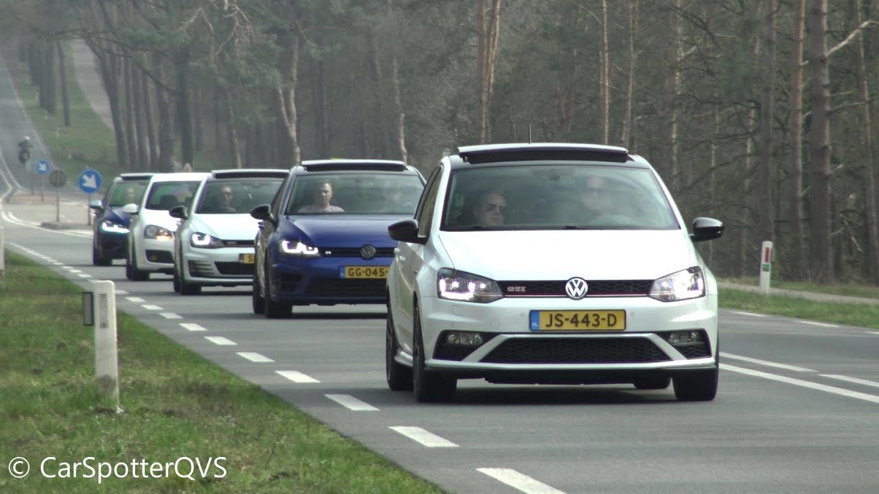 Volkswagen Golf GTI/R Meeting - LOUD ACCELERATIONS + Pops And Bangs!