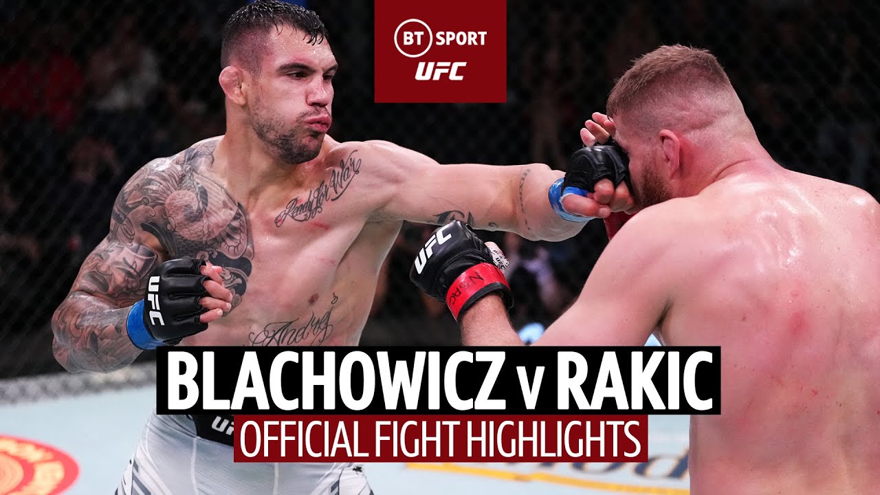 Jan Blachowicz v Aleksandar Rakic | Shock ending to a great fight! | Official Fight Highlights