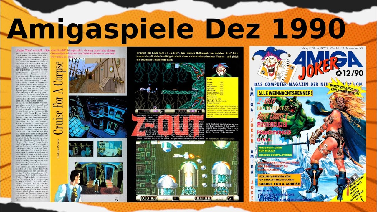 So waren Retrospiele im Jahre 1990 - Dezember vor 35 Jahren - eine Zeitreise Amiga Edition