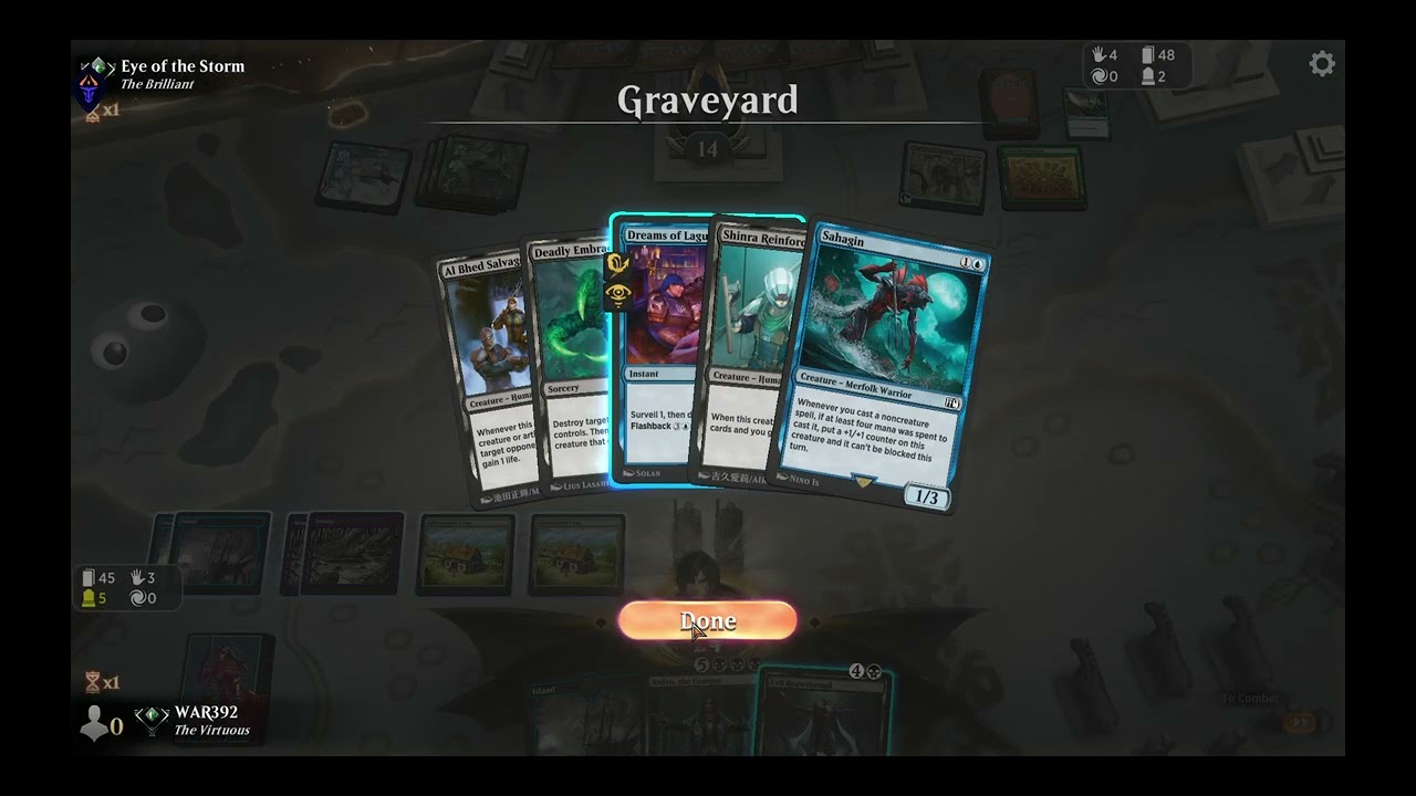Final Fantasy Dimir Deck vs a Piddler