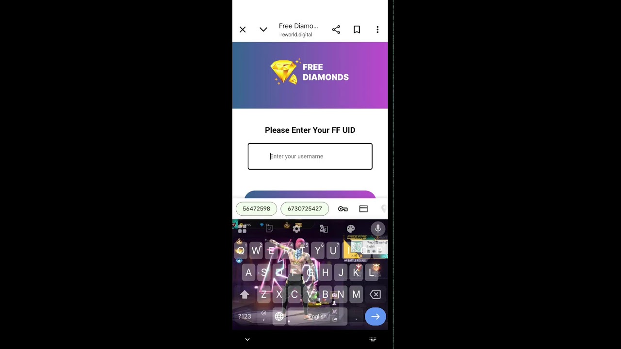 free fire uid se giveaway