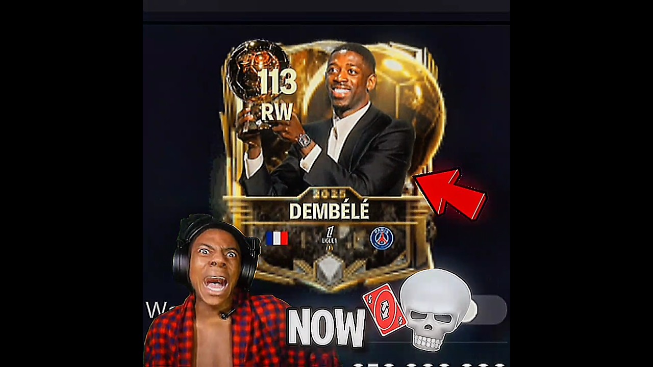Dembele new card 🙂&zwj;&harr;️ #fcmobile #fifa #fifamobile #fc #fifa23 #fc24 #eafc #eafc24 #easports #shorts