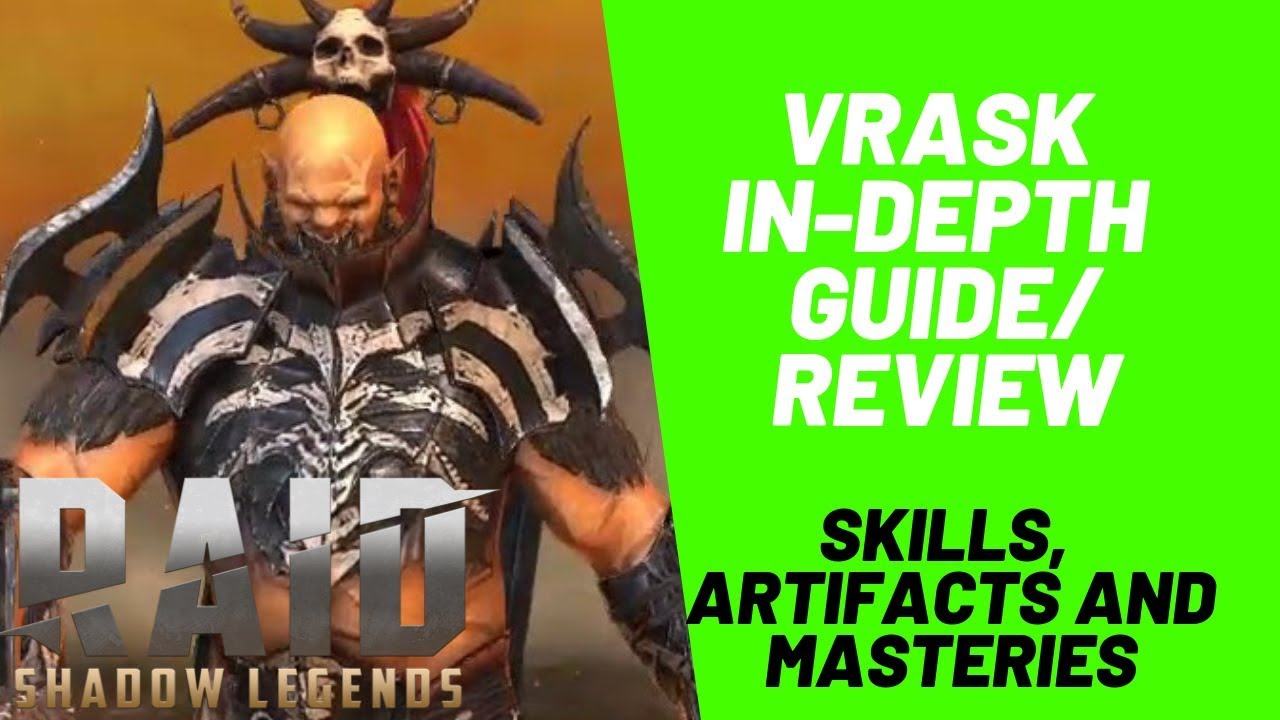 Vrask In-Depth Guide/Review| Raid: Shadow Legends
