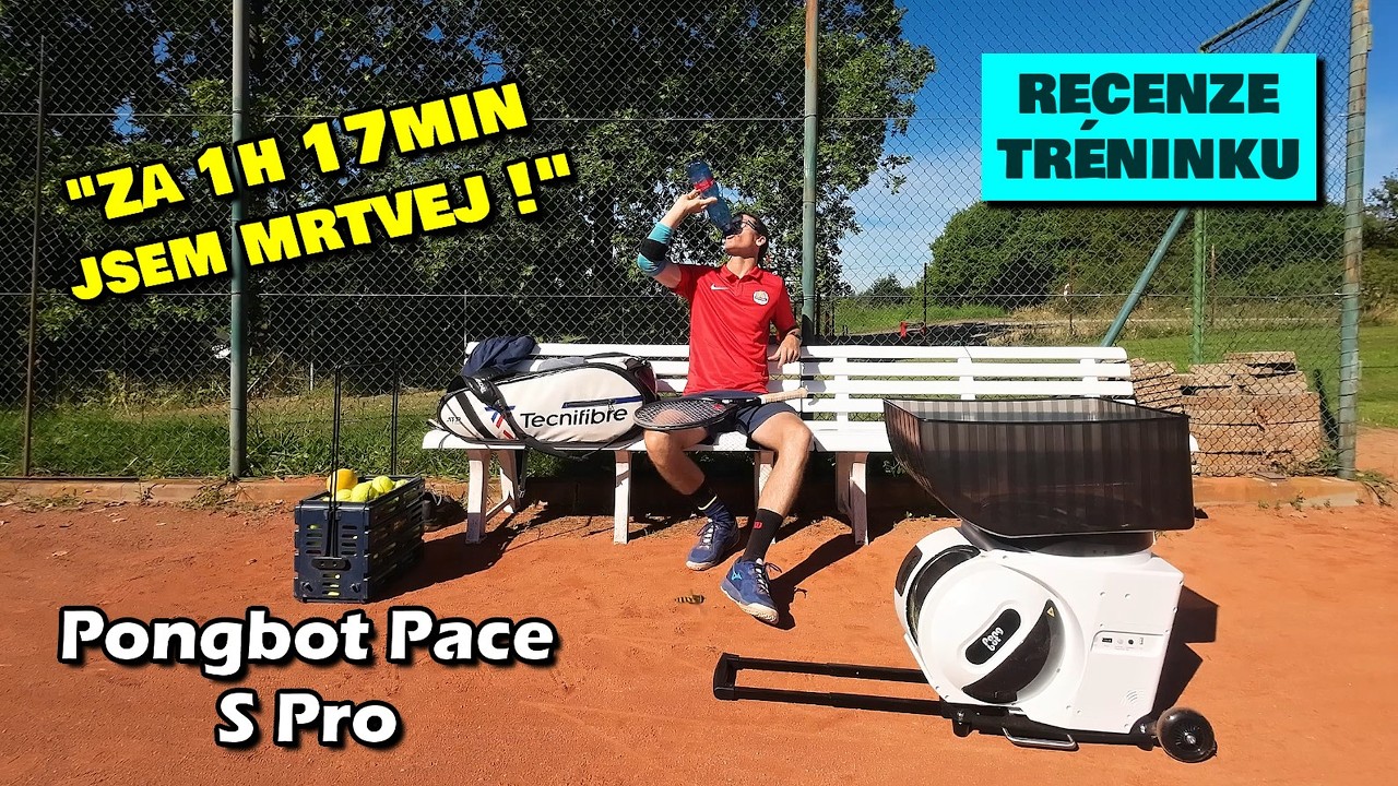 🥎 Můj 1.5 hodinový trénink s nahrávacím strojem Pongbot Pace S Pro 🤖 Mini Recenze