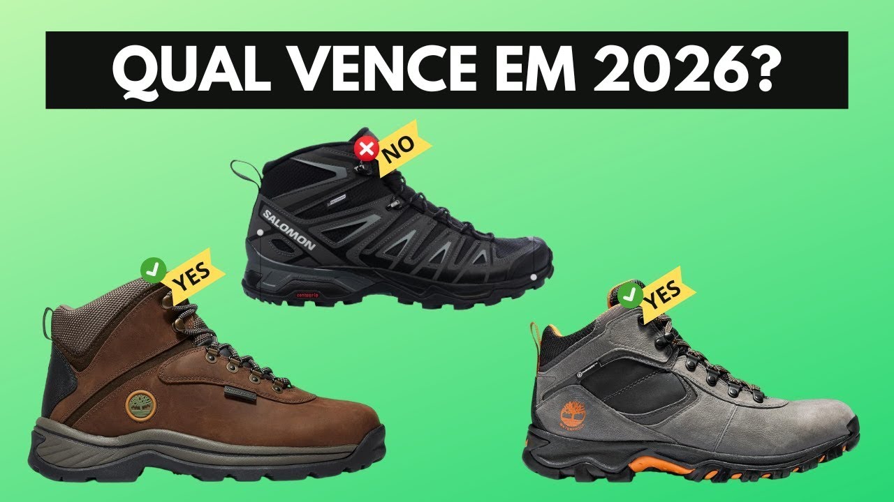 As 6 Melhores BOTAS DE TRILHA para Comprar em 2026 - Escolha a Sua!