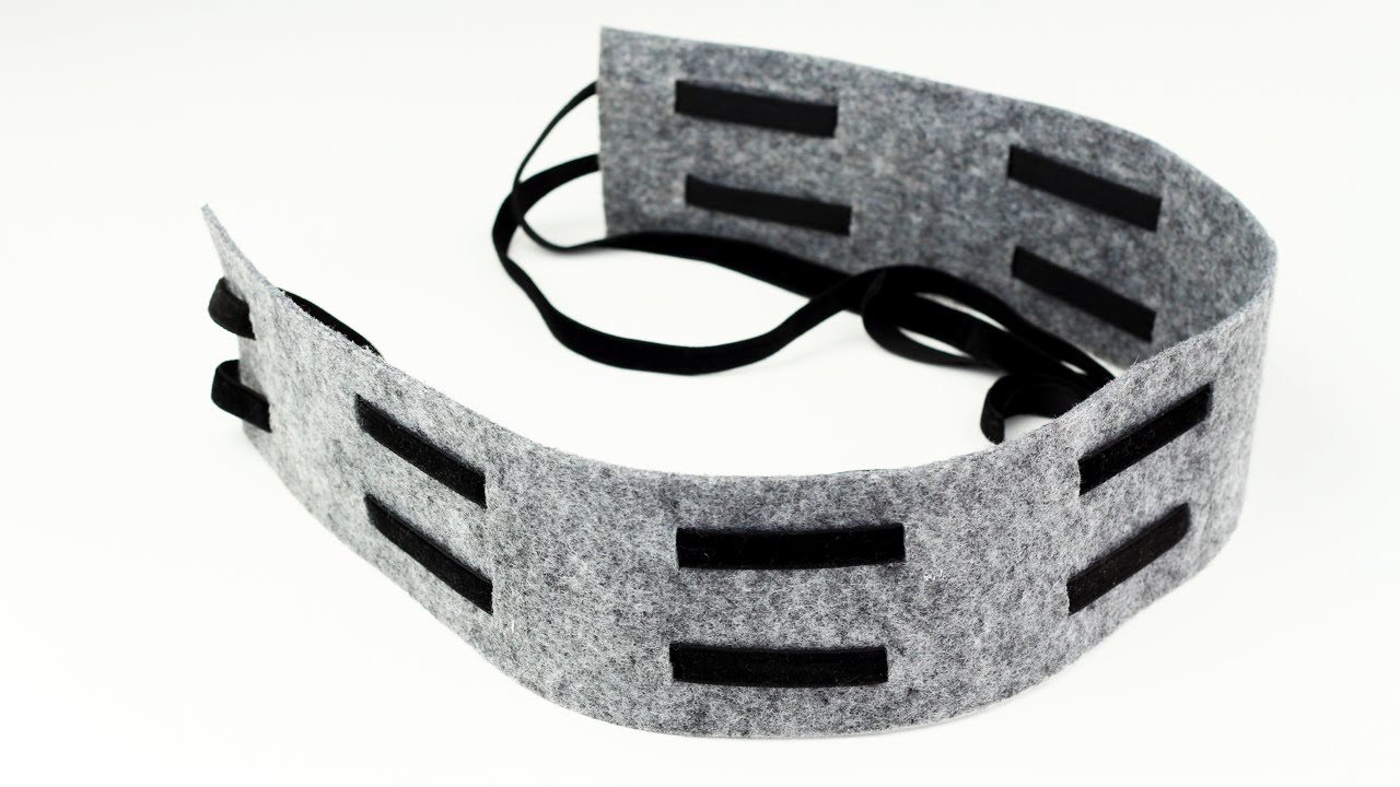 DIY Wide Felt Belt