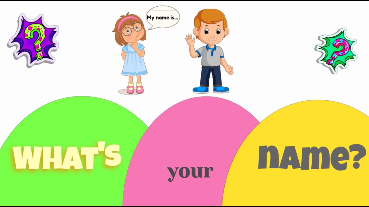 WHAT'S your Name? How to introduce yourself for kids
