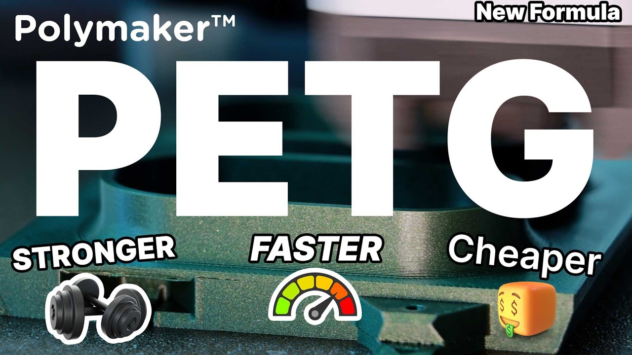 Новая формула PETG, которая печатает быстрее, прочнее и дешевле