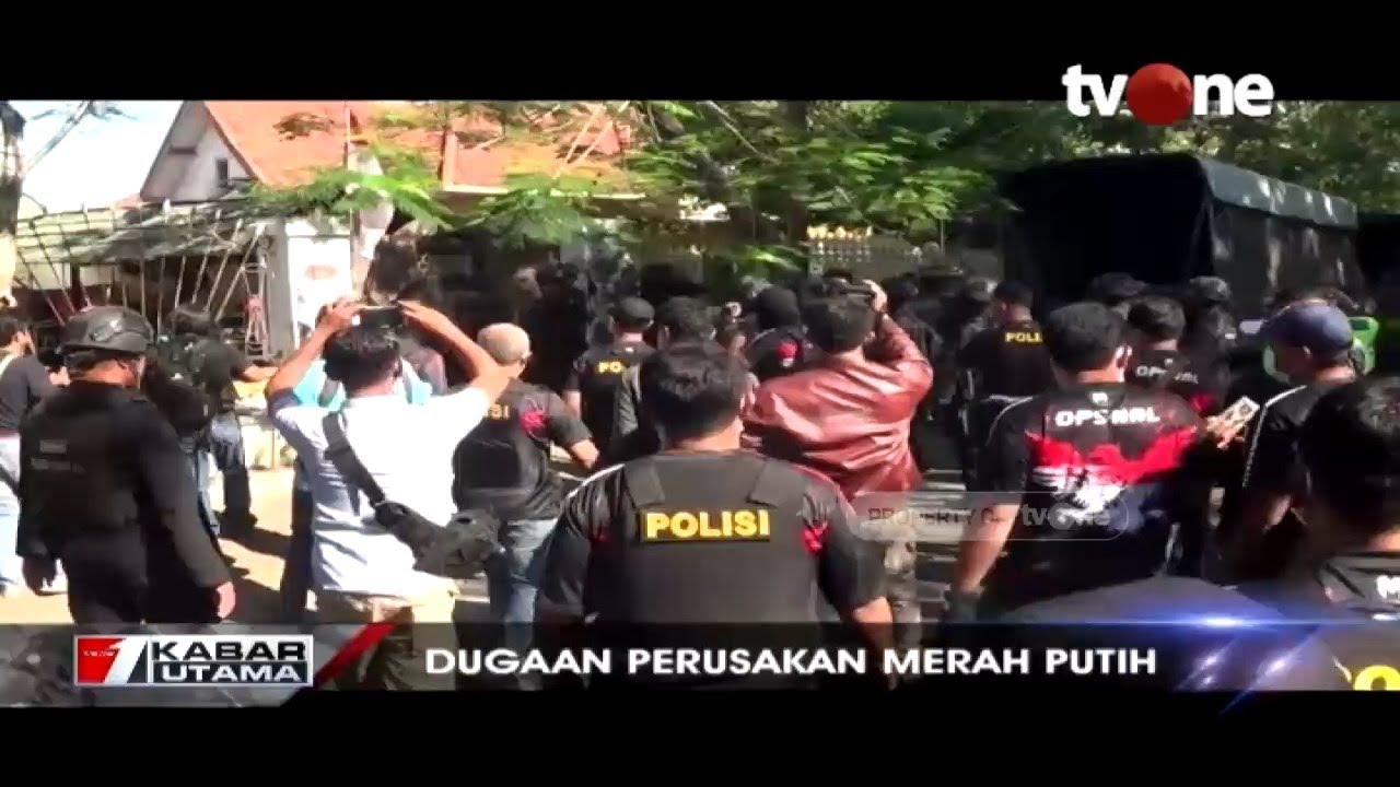 Detik-Detik Polisi Gerebek Asrama Mahasiswa Papua, Cari Pelaku Perusakan Merah Putih