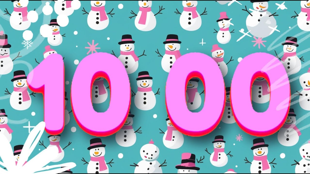 10-Minute Classroom Timer ❄️ Snowman Winter Theme | Cute & Calm Countdown for Students