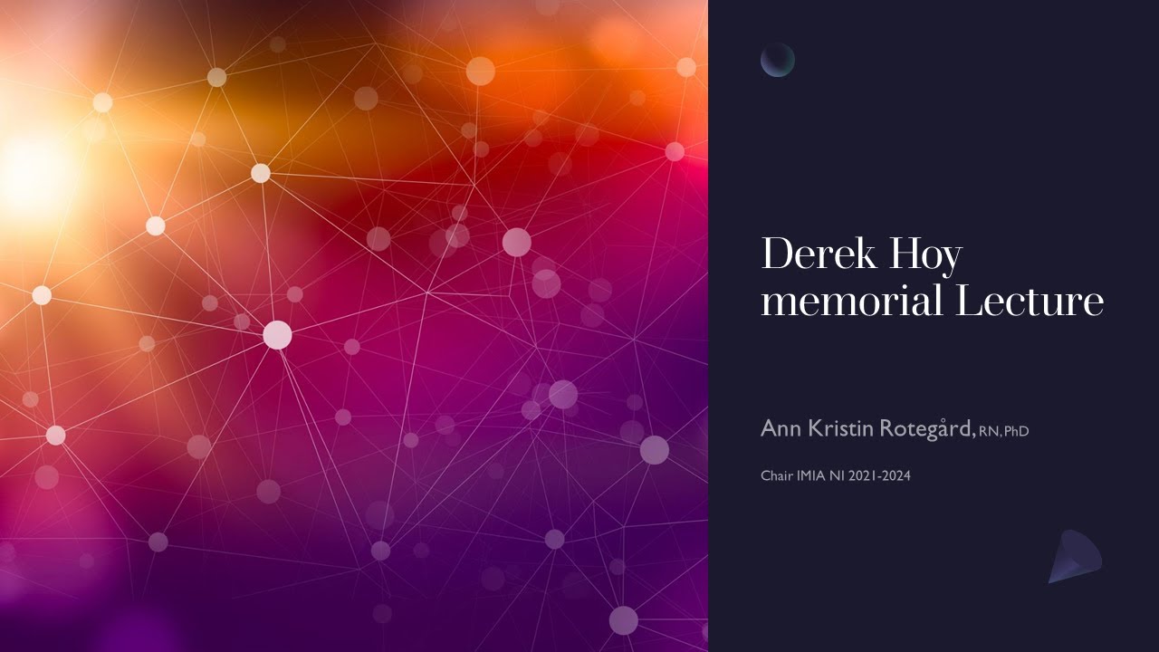 Derek Hoy Memorial Lecture
