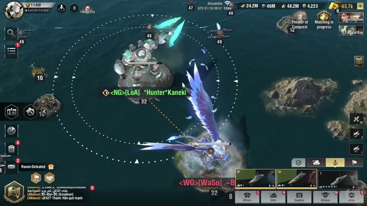 AG fights + Sea B2B vs 300M Col 48