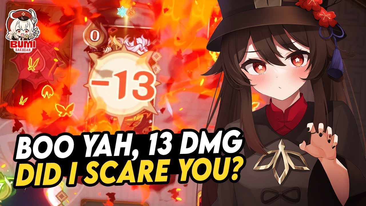 Burst DMG is INSANE! Hu Tao Hypercarry But Freeze | Genshin TCG