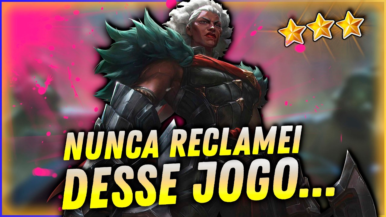 CONSEGUI MUDAR TODO O JOGO POR CAUSA DA AMBESSA 3! | Teamfight Tactics 
