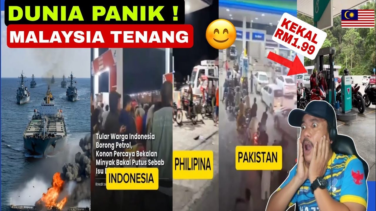 🌍 DUNIA PANIK HARGA PETROL NAIK❗⛽😱🇲🇾 TAPI MALAYSIA MASIH TENANG 😌