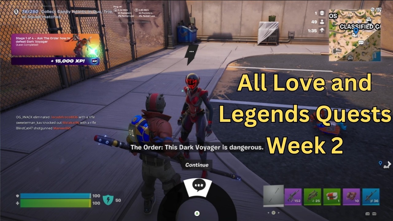 All Love and Legends Quests   Week 2