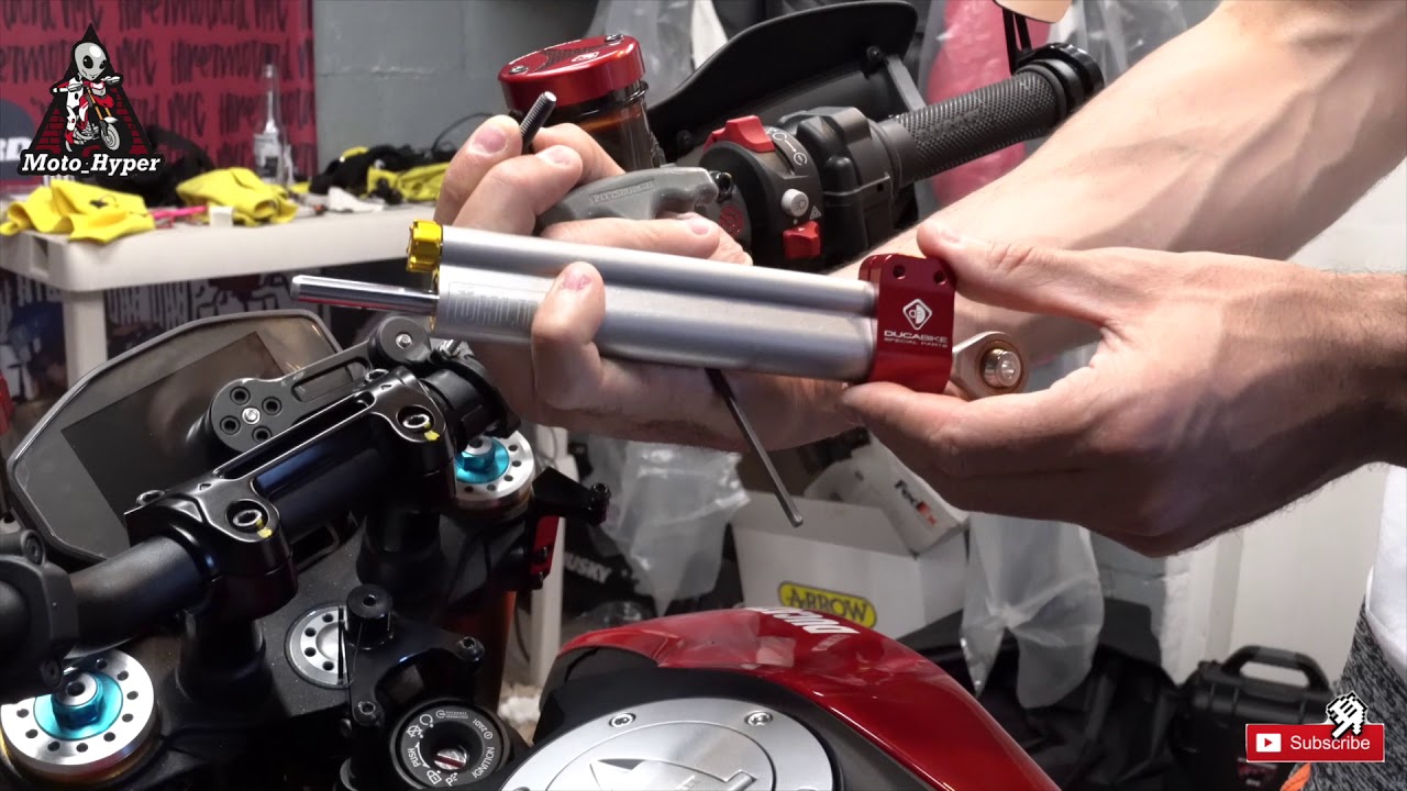 INSTALLATION OF STEERING DAMPER (DUCABIKE) FOR MY HYPERMOTARD 950