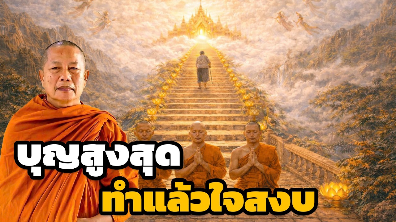 บุญสูงสุดที่ควรทำในชีวิตนี้  ธรรมะคลายทุกข์ พระมหาบุญช่วย ปัญญาวชิโร 8