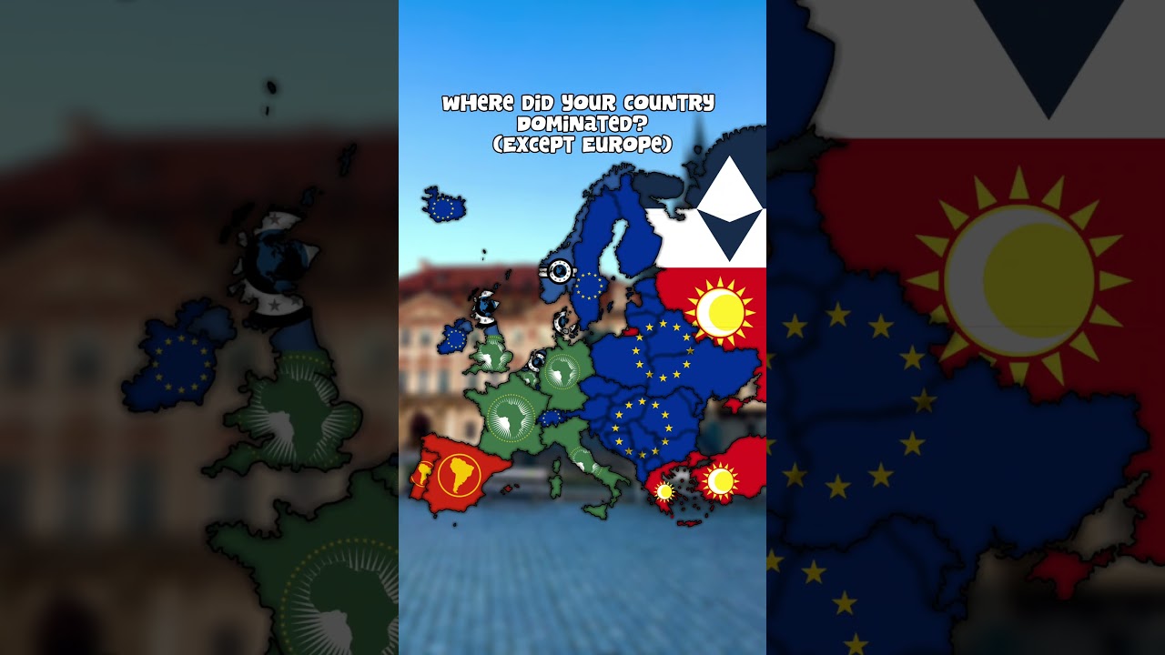 Domination in each continent #mapping #geography #history #explore
