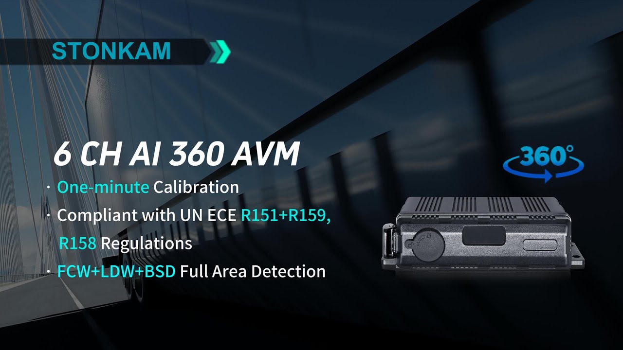STONKAM 360 Surround View Panoramic Image System Compliants with UN ECE R151+R159, 158 regulations