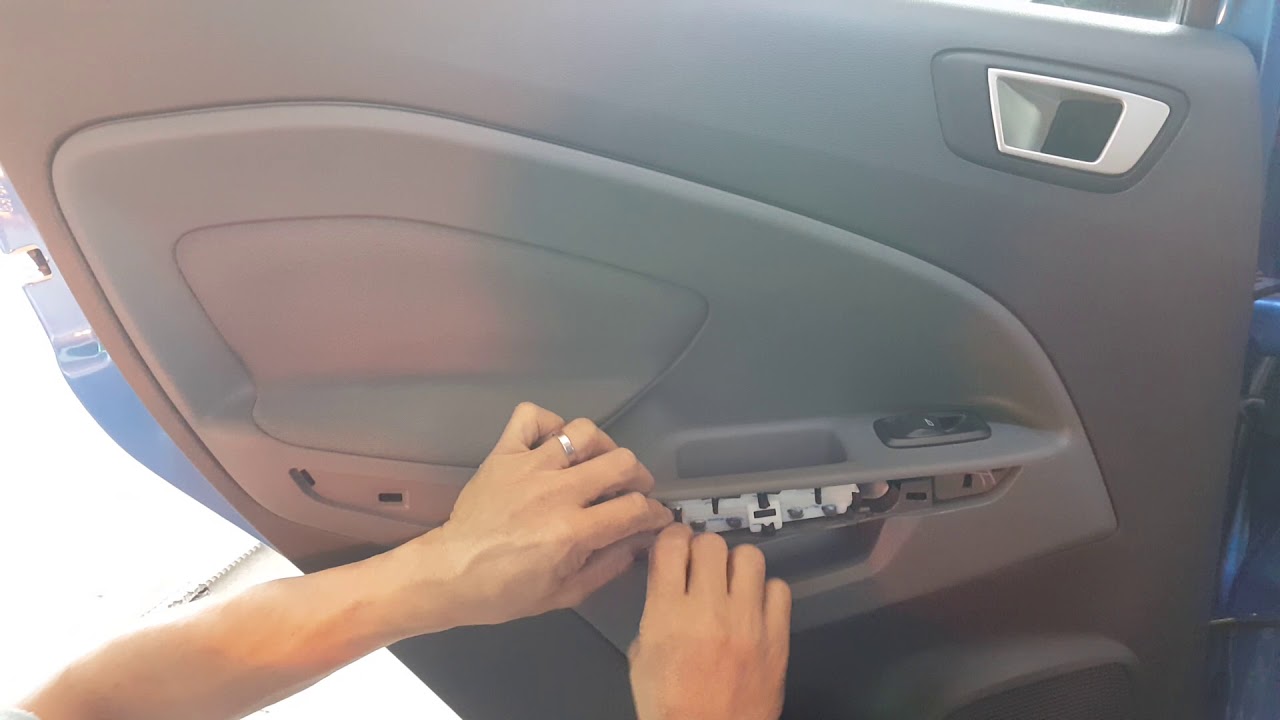 Ford ecosport / rear door panel removal / jeff tan tutorial