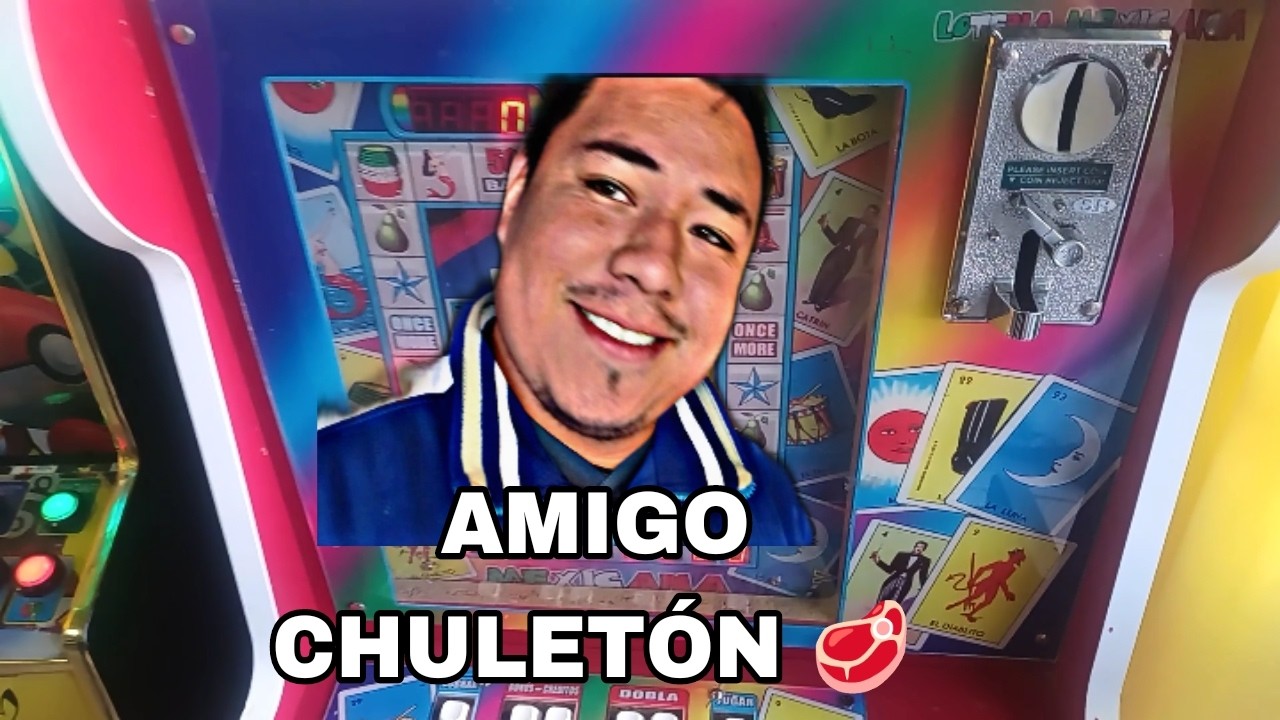 El compa CHULETÓN 🥩 vuelve a la TRAGAMONEDAS de LOTERÍA 🎰👀